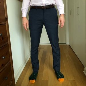 Top shop dress pants. Indigo/Grey